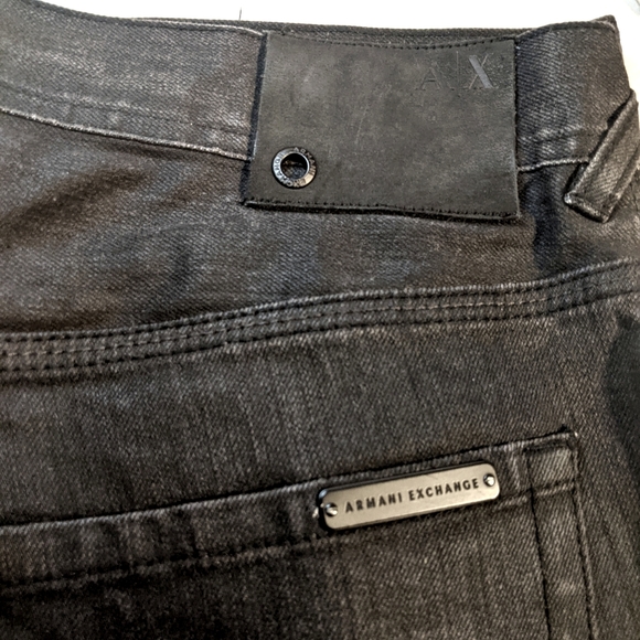 Armani Exchange men's black Jeans - Picture 3 of 7